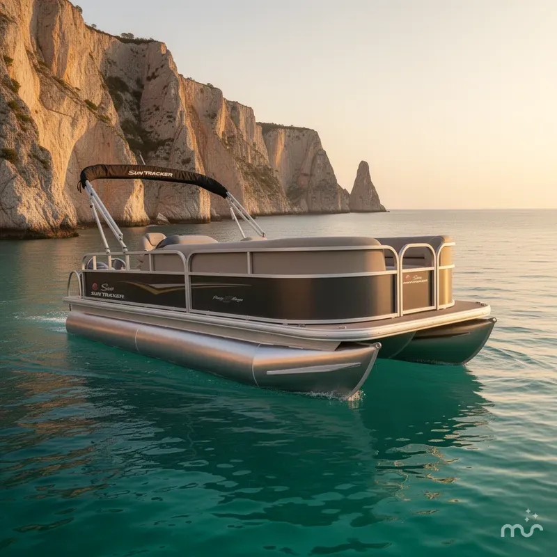The Image of Sun Tracker Party Barge 18 DLX 2025 - 0