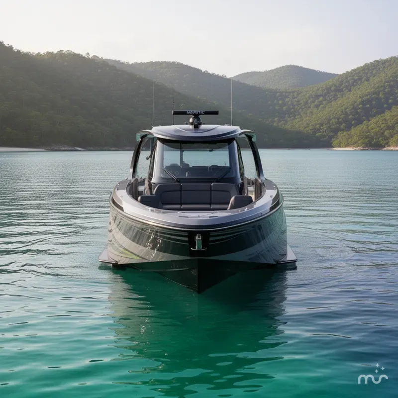 Slide: The Image of Mystic Powerboats M5200 XL Cabin 2026 - 3