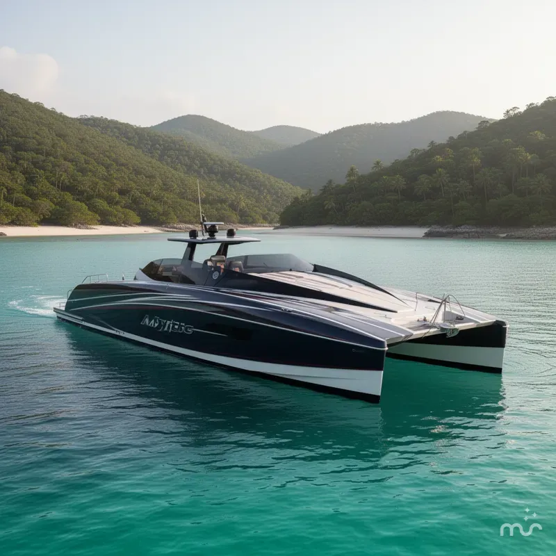 Slide: The Image of Mystic Powerboats C4400 2018 - 2
