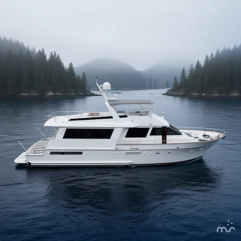 The Image of Viking 72 Cockpit Motor Yacht 1990 - 0
