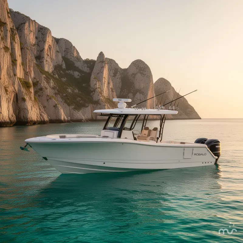 Slide: The Image of Robalo R300 Center Console 2026 - 2