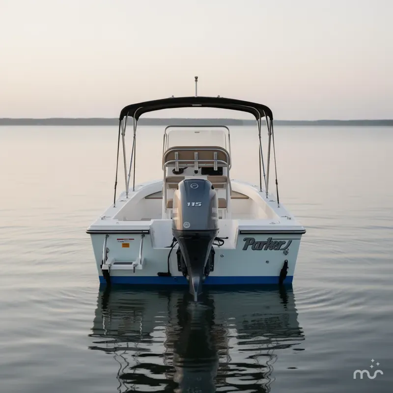 Slide: The Image of Parker Marine 1801 Center Console 2017 - 2