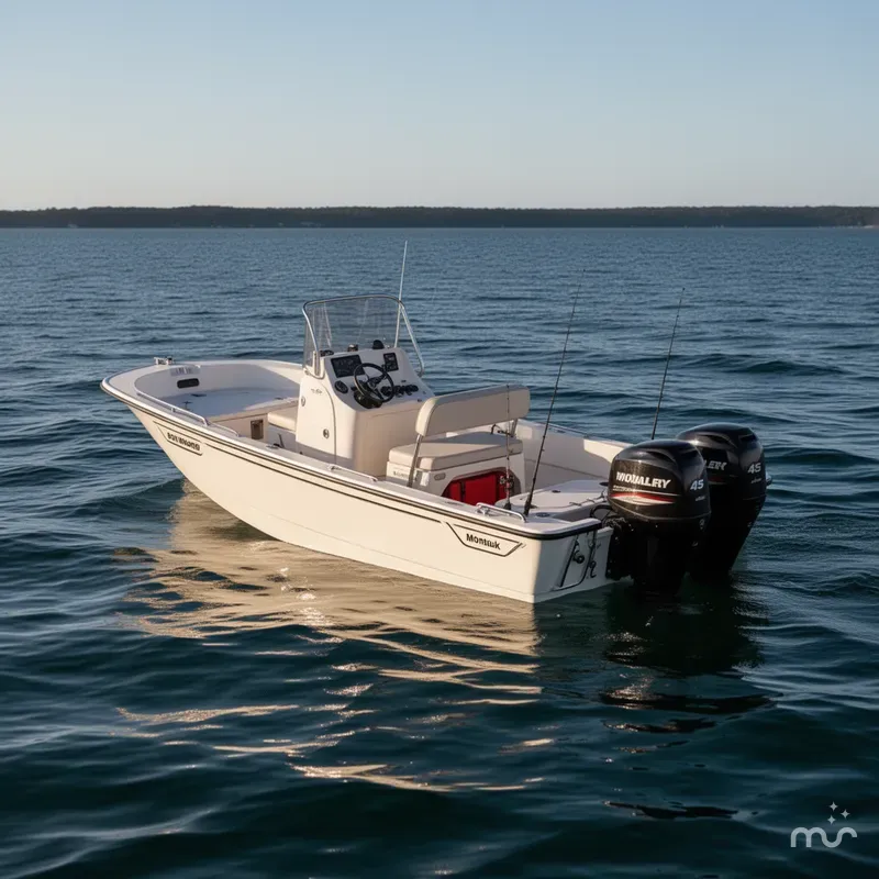Slide: The Image of Boston Whaler 150 Montauk 2026 - 2