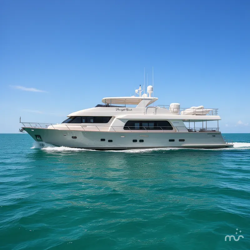 Slide: The Image of Pacific Mariner 85 Motor Yacht 2014 - 1