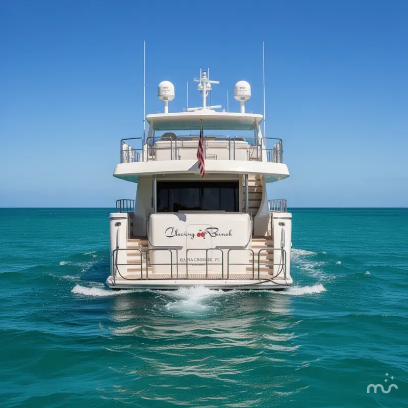 Slide: The Image of Pacific Mariner 85 Motor Yacht 2014 - 2