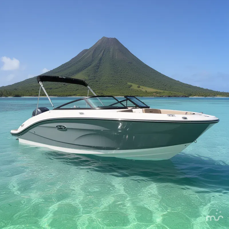 Slide: The Image of Sea Ray SPX 210 Outboard 2017 - 2