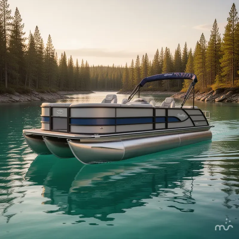 Slide: The Image of Bentley Pontoons Fish 243 Swingback 2026 - 4