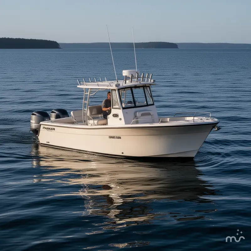 Slide: The Image of Parker Marine 2320 Sport Cabin 2010 - 2