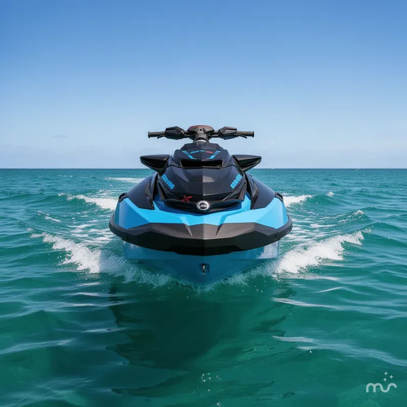 Slide: The Image of Sea-Doo RXT-X™ 325 Gulfstream Blue Premium 2026 - 1