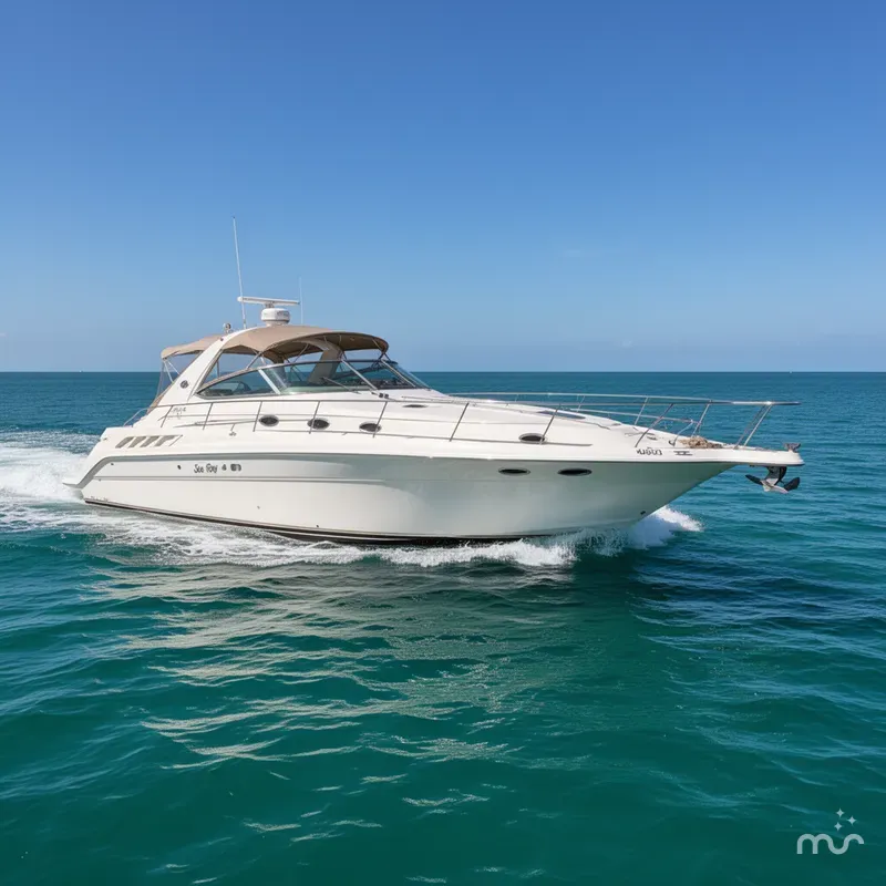 Slide: The Image of Sea Ray 450 Sundancer 1996 - 0