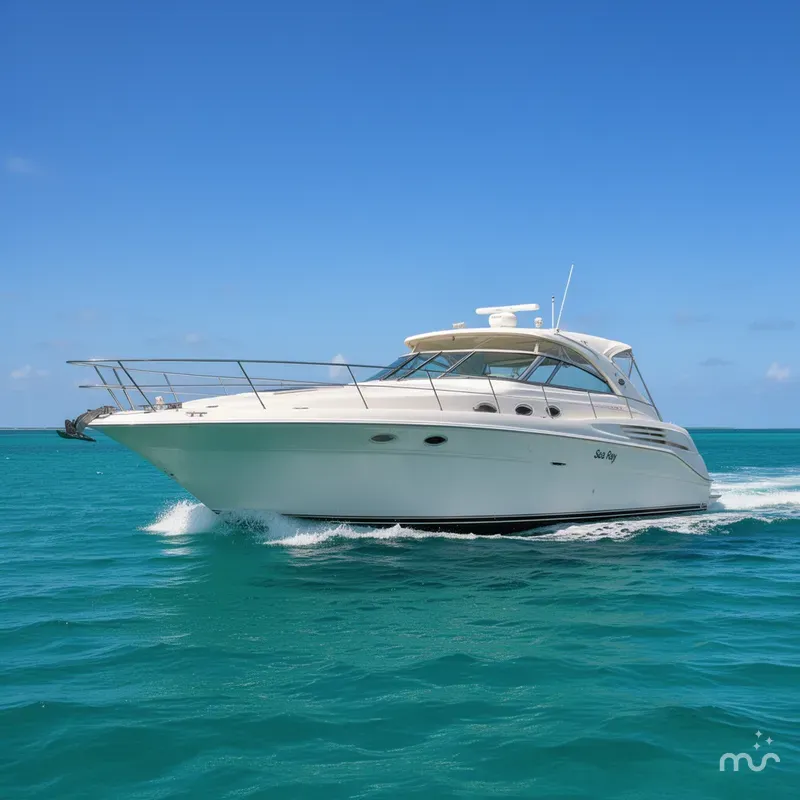 Slide: The Image of Sea Ray 450 Sundancer 1996 - 1