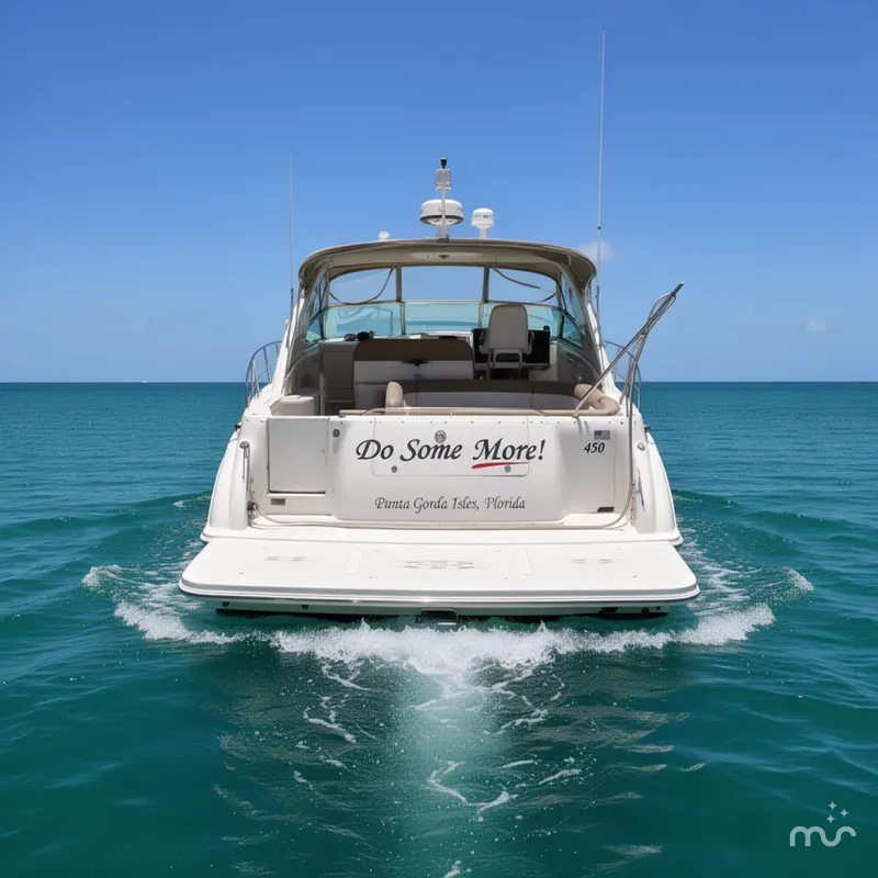 Slide: The Image of Sea Ray 450 Sundancer 1996 - 2