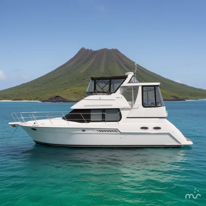 Slide: The Image of Carver Yachts 356 Aft Cabin Motor Yacht 2000 - 2