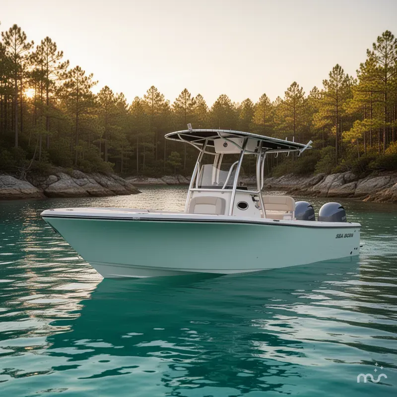 Slide: The Image of Sea Born LX21 Center Console 2027 - 2