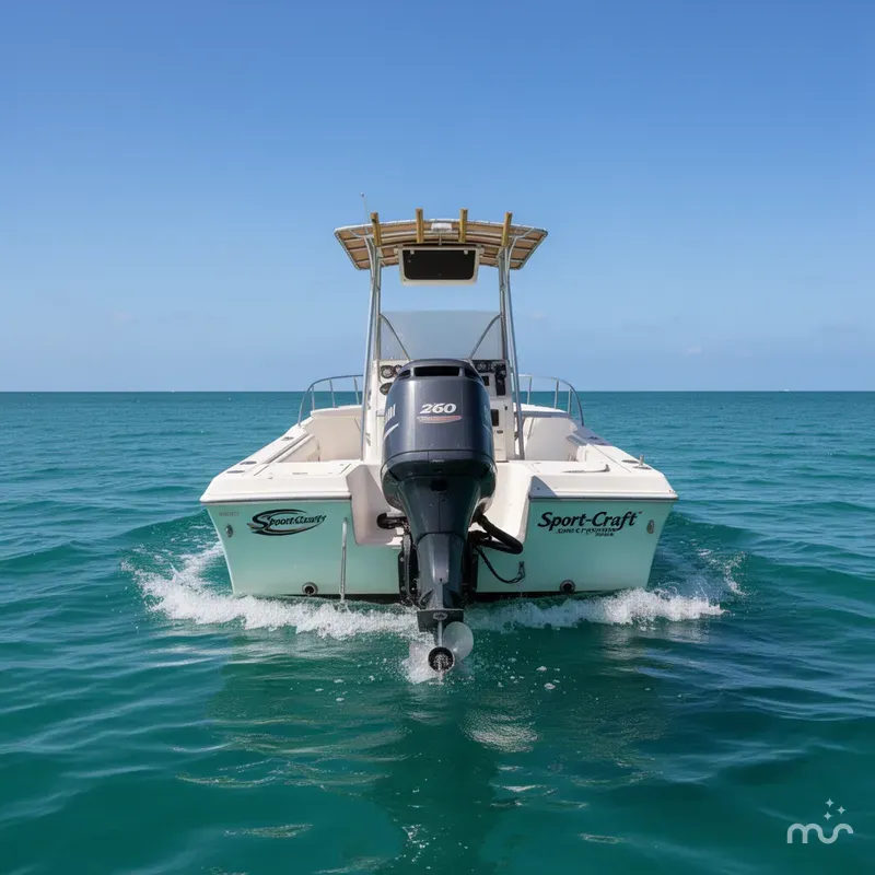 Slide: The Image of Sport-Craft 260 Center Console 2001 - 3