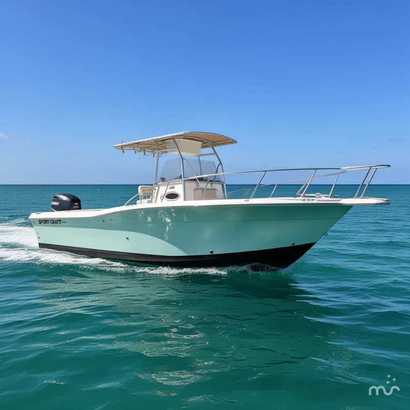 Slide: The Image of Sport-Craft 260 Center Console 2001 - 4