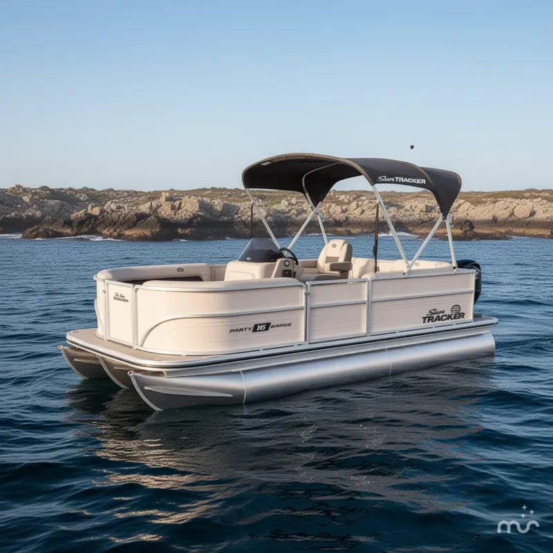 The Image of Sun Tracker Party Barge 16 DLX 2026 - 0