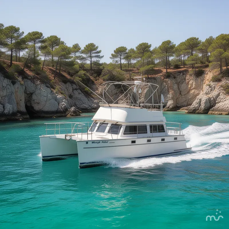 Slide: The Image of PDQ 34 Power Catamaran 2004 - 2