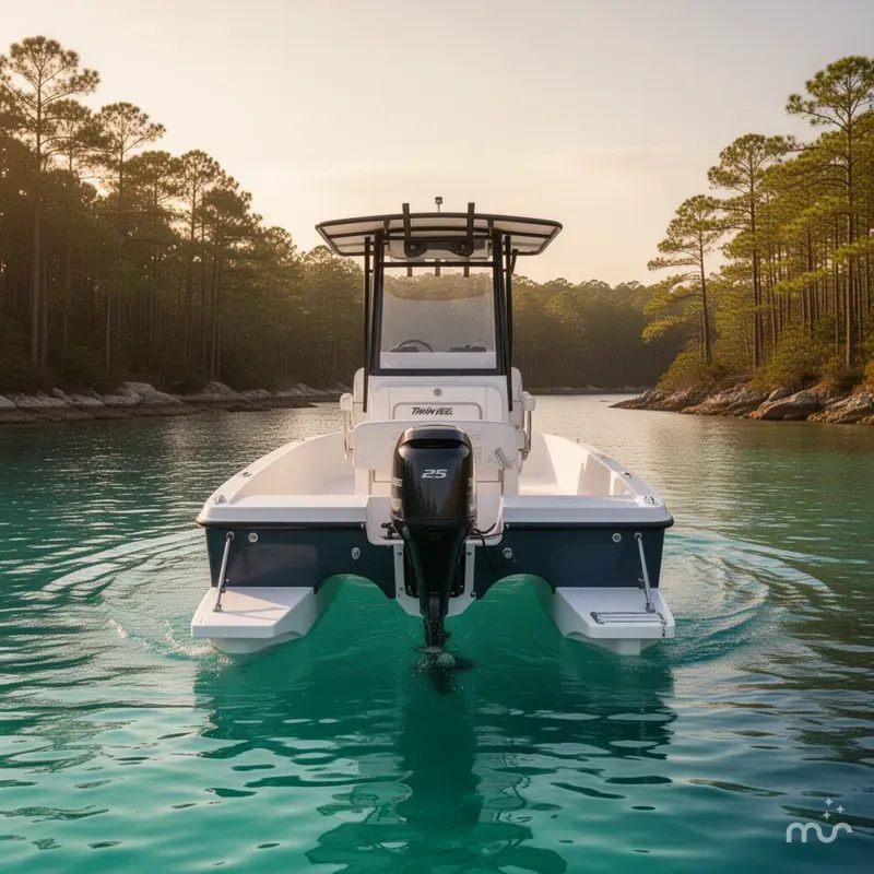 Slide: The Image of Twin Vee 22 BayCat 2026 - 3