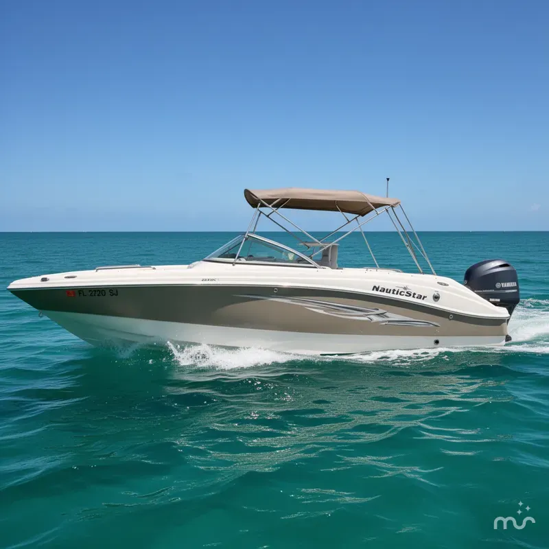 Slide: The Image of NauticStar 223DC Sport Deck 2014 - 2