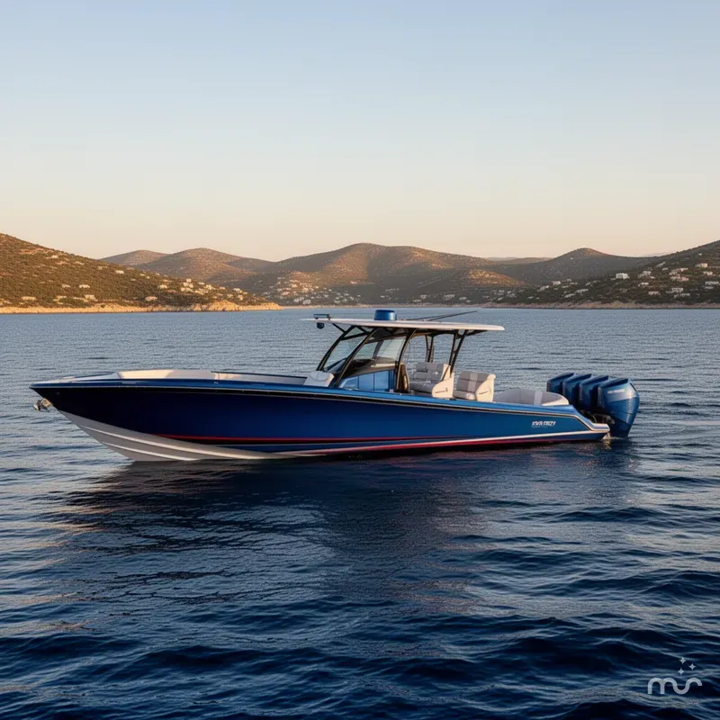 Slide: The Image of Nor-Tech 390 Sport Center Console 2026 - 2