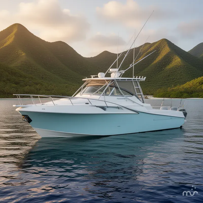 Slide: The Image of Fountain 38 Sportfish Cruiser OB 2007 - 2