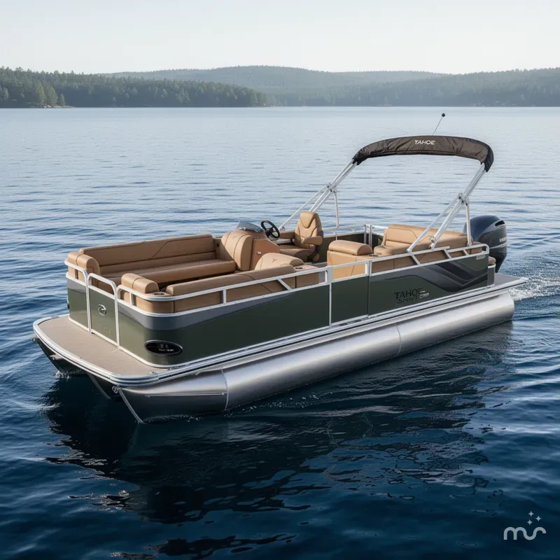 Slide: The Image of Tahoe Sport CRB 2180 Cruise Rear Bench & 4-Stroke 2026 - 0