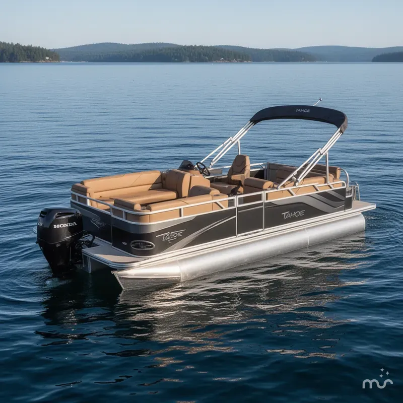 Slide: The Image of Tahoe Sport 1980 Cruise Rear Bench (CRB) & Honda 4-Stroke EFI 2026 - 2