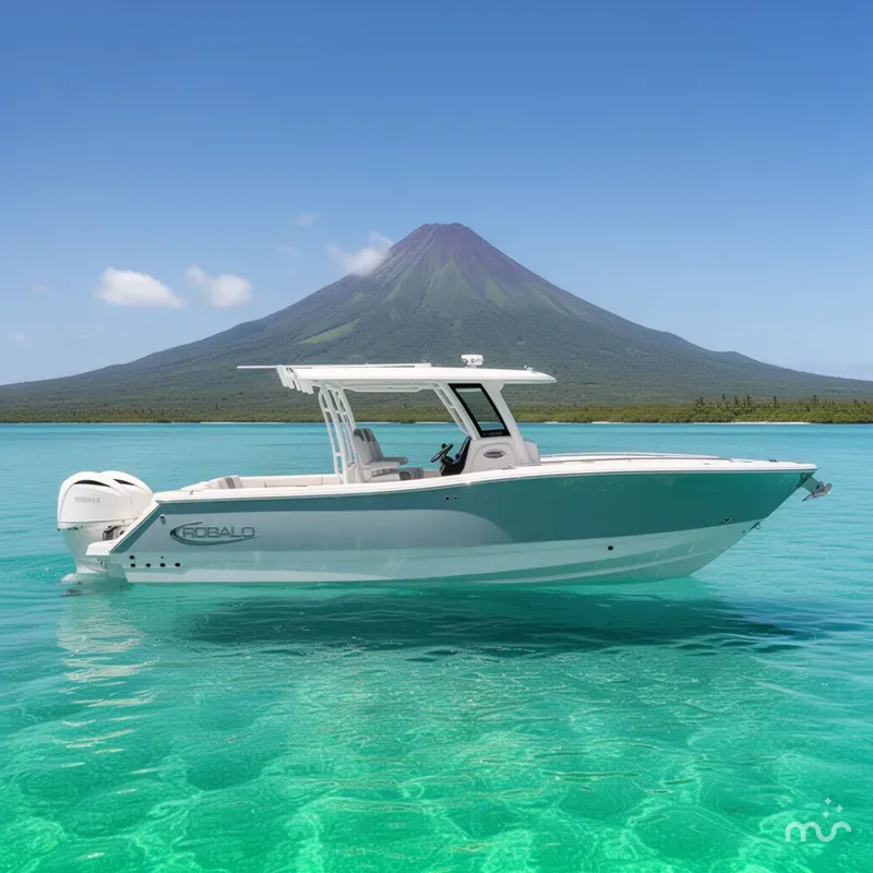 Slide: The Image of Robalo R300 Center Console 2026 - 2