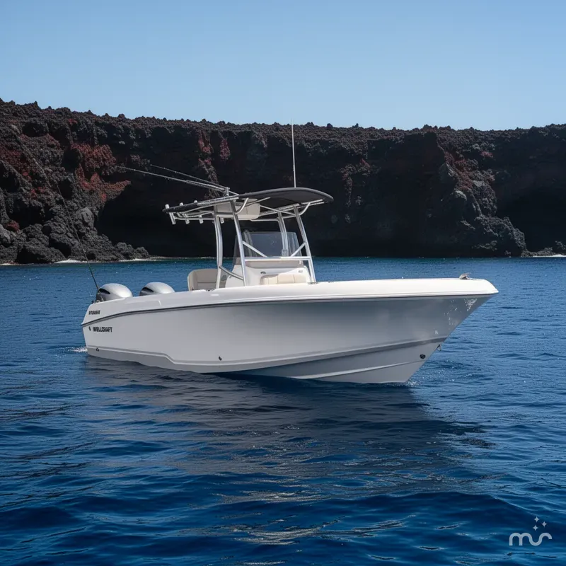 Slide: The Image of Wellcraft 202 Fisherman 2025 - 2