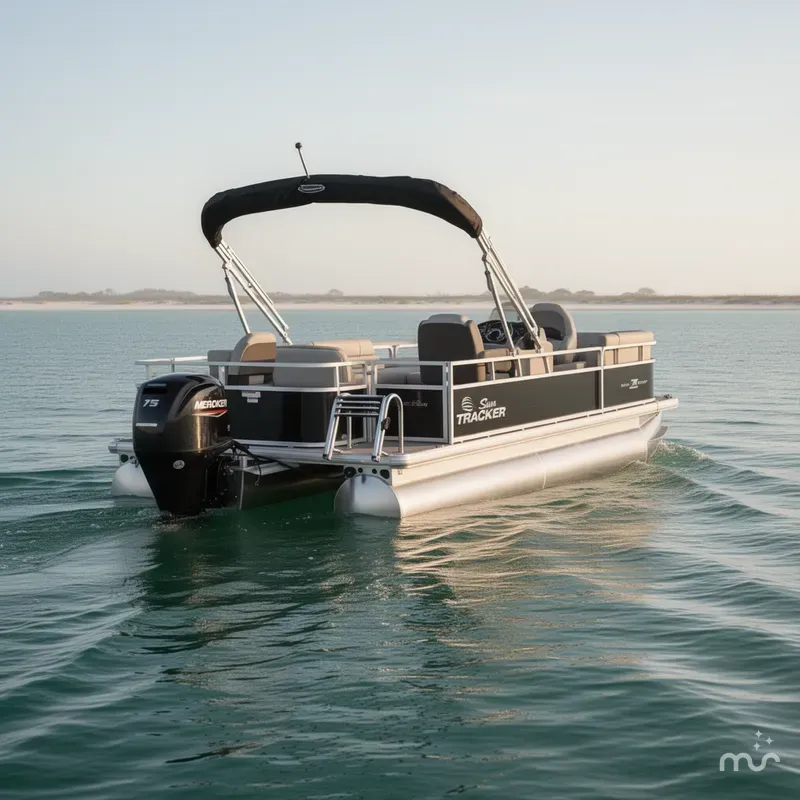 Slide: The Image of Sun Tracker Bass Buggy 18 DLX 2026 - 2