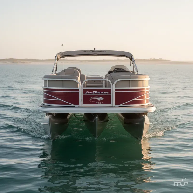 Slide: The Image of Sun Tracker Fishin' Barge 22 DLX 2020 - 2