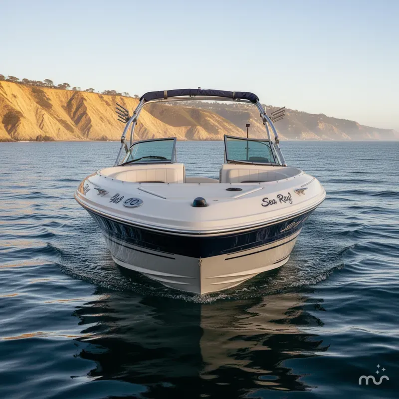 Slide: The Image of Sea Ray 240 Bow Rider w/ 6.2MPI Mercury 2003 - 1