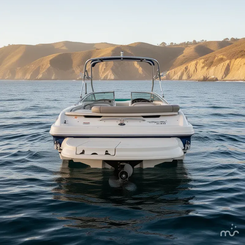 Slide: The Image of Sea Ray 240 Bow Rider w/ 6.2MPI Mercury 2003 - 3