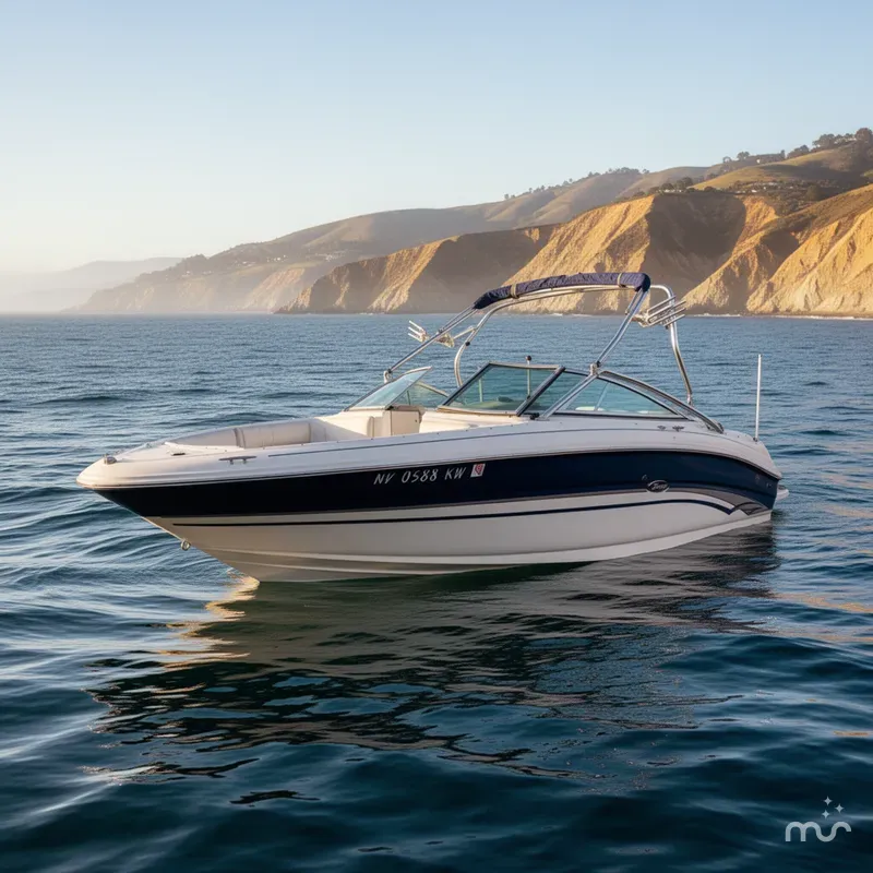 Slide: The Image of Sea Ray 240 Bow Rider w/ 6.2MPI Mercury 2003 - 4