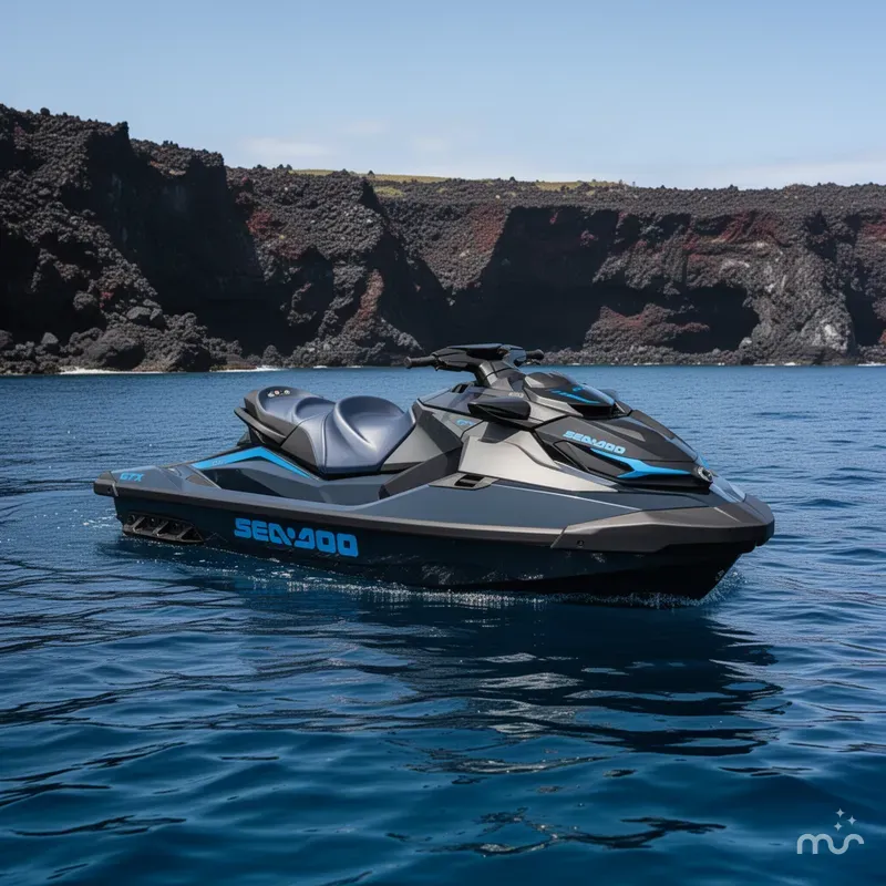 Slide: The Image of Sea-Doo GTX 230 Tech Package, Audio, iDF, iBR 2026 - 2