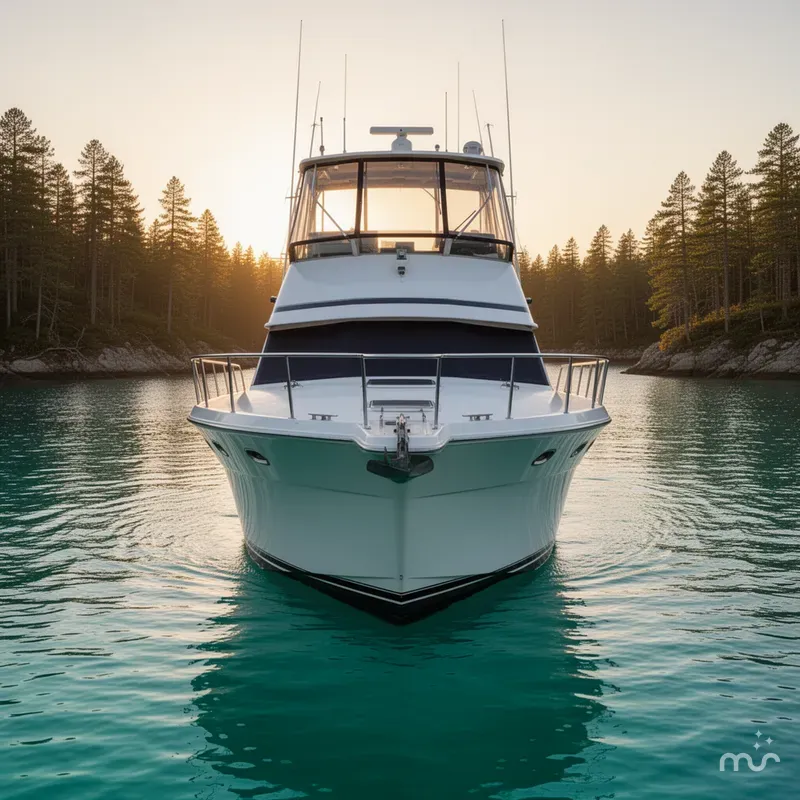 Slide: The Image of Carver Yachts 380 Santego 1994 - 1