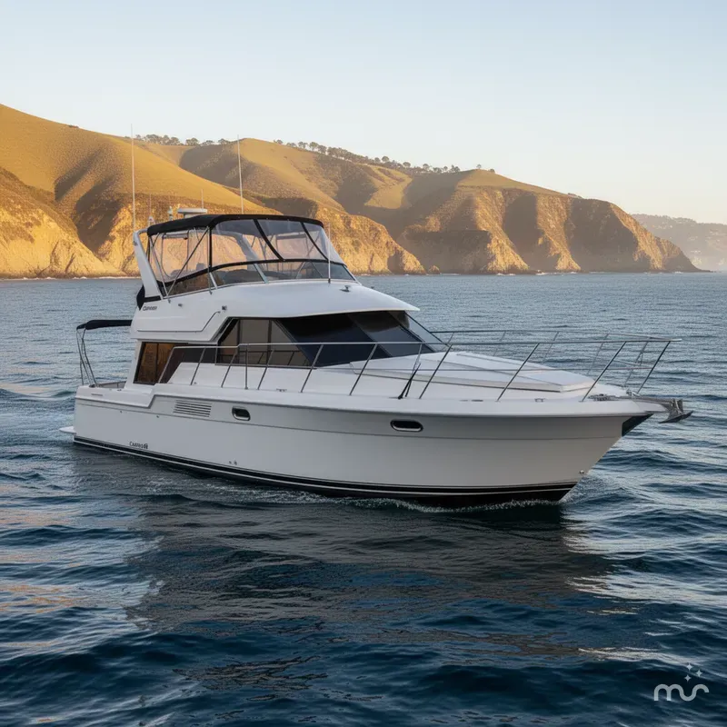 Slide: The Image of Carver Yachts 370 Voyager 1999 - 0