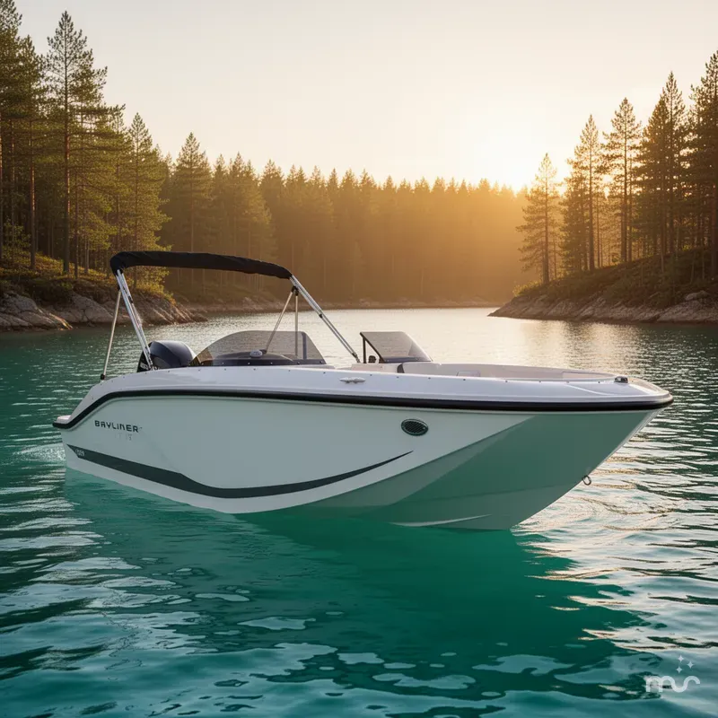 Slide: The Image of Bayliner M17 w/ 90HP Mercury 2026 - 2