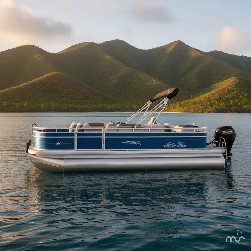 Slide: The Image of Sun Tracker Fishin' Barge 20 DLX 2026 - 2