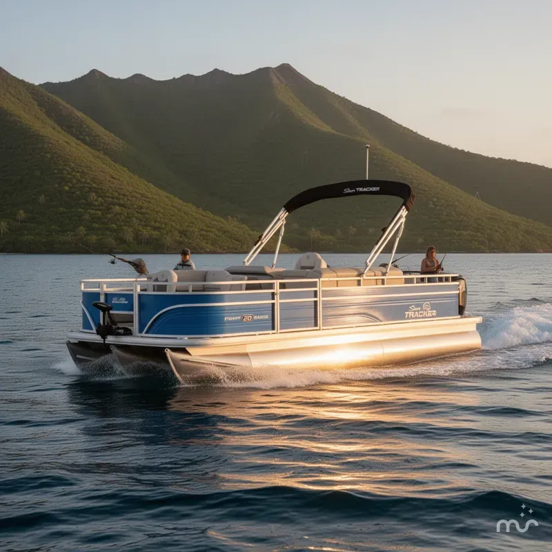 Slide: The Image of Sun Tracker Fishin' Barge 20 DLX 2026 - 4