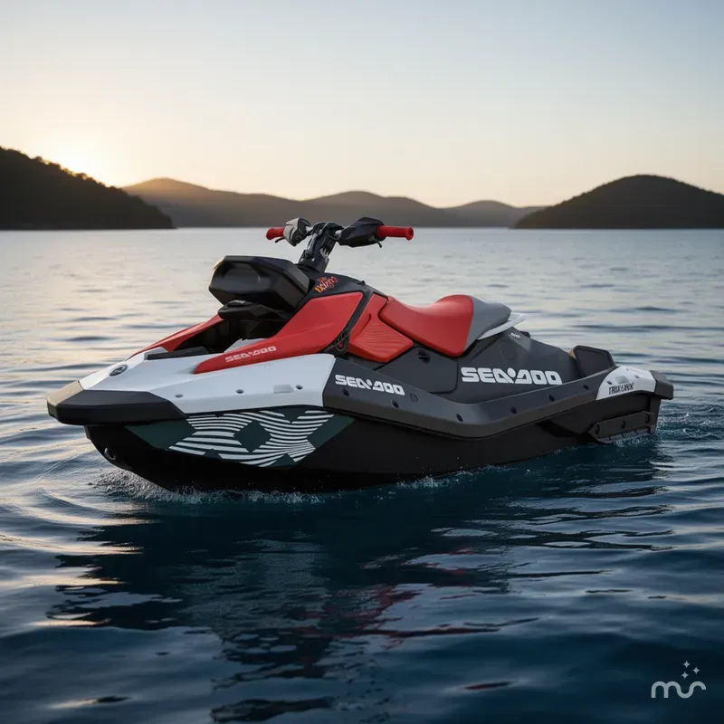 Slide: The Image of Sea-Doo Spark Trixx for 1 iBR and Audio in option 2026 - 2