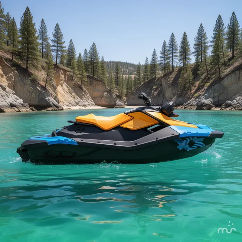 Slide: The Image of Sea-Doo Spark Trixx for 1 iBR and Audio in option 2026 - 2