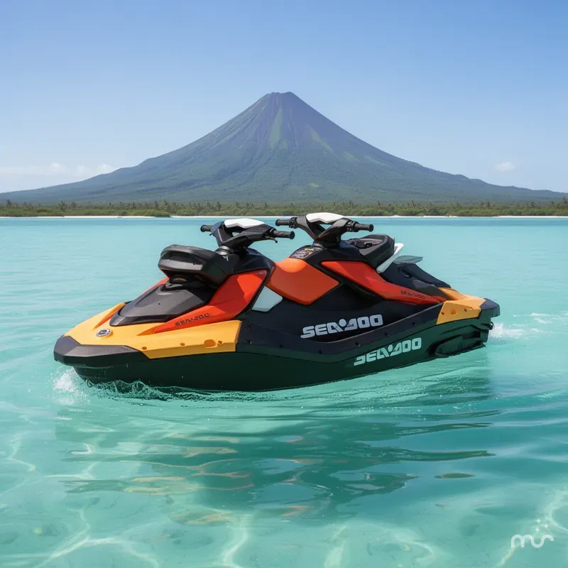 Slide: The Image of Sea-Doo Spark for 2 90 hp Convenience package with iBR and Audio in option 2026 - 2
