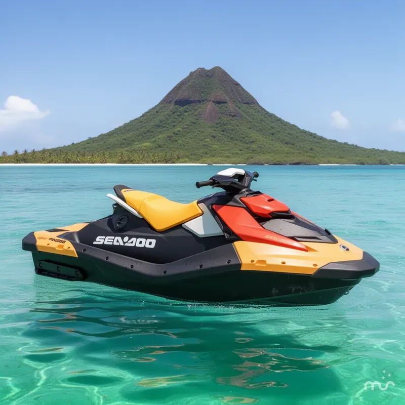 Slide: The Image of Sea-Doo Spark for 2 90 hp Convenience package with iBR 2026 - 2