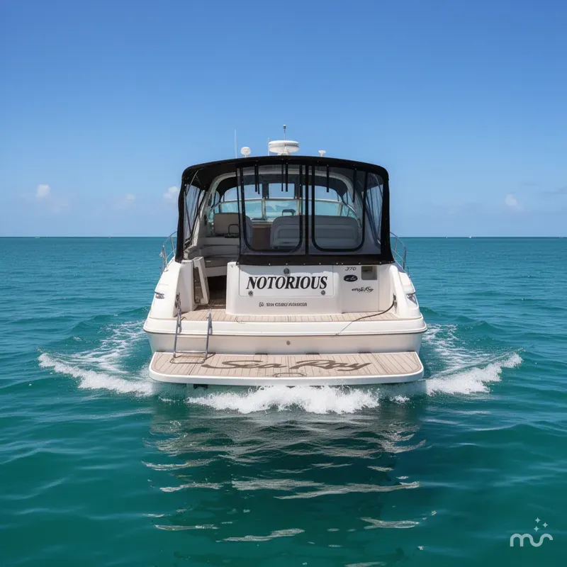 Slide: The Image of Sea Ray Sundancer 370 1995 - 2
