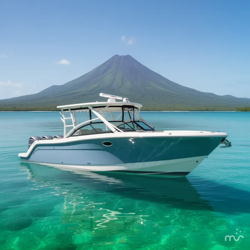 Slide: The Image of Robalo R317 Dual Console 2024 - 2