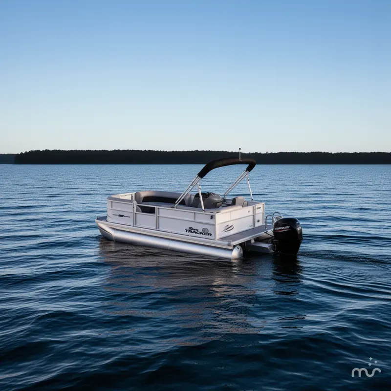 Slide: The Image of Sun Tracker Party Barge 16 DLX 2026 - 3