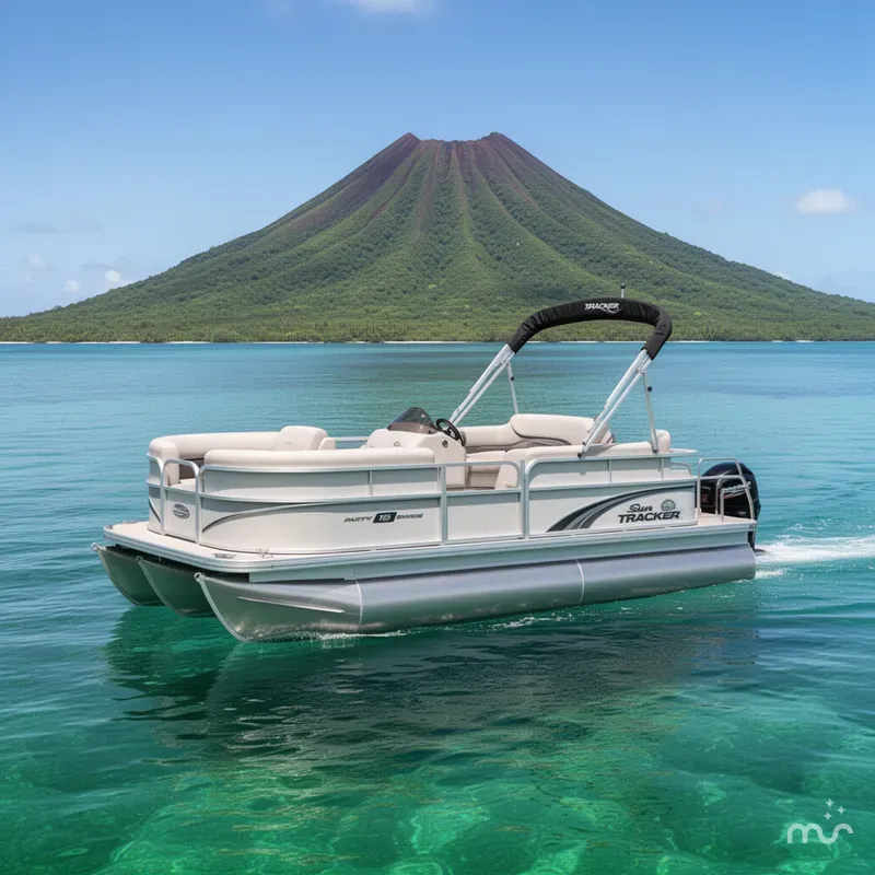 The Image of Sun Tracker Party Barge 16 DLX 2026 - 0