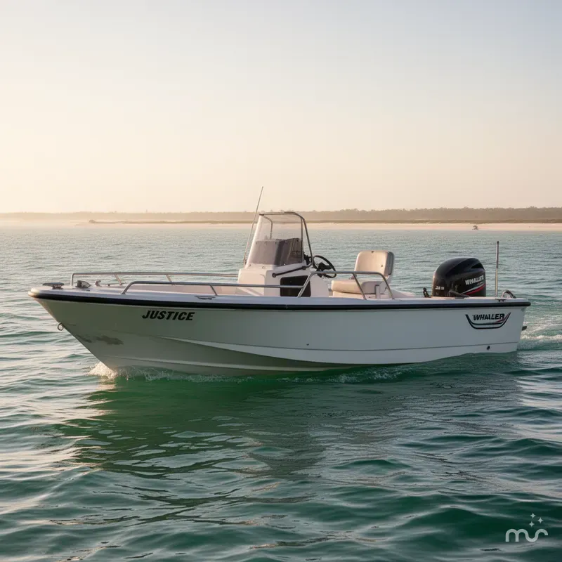 Slide: The Image of Boston Whaler Justice 21 2000 - 2